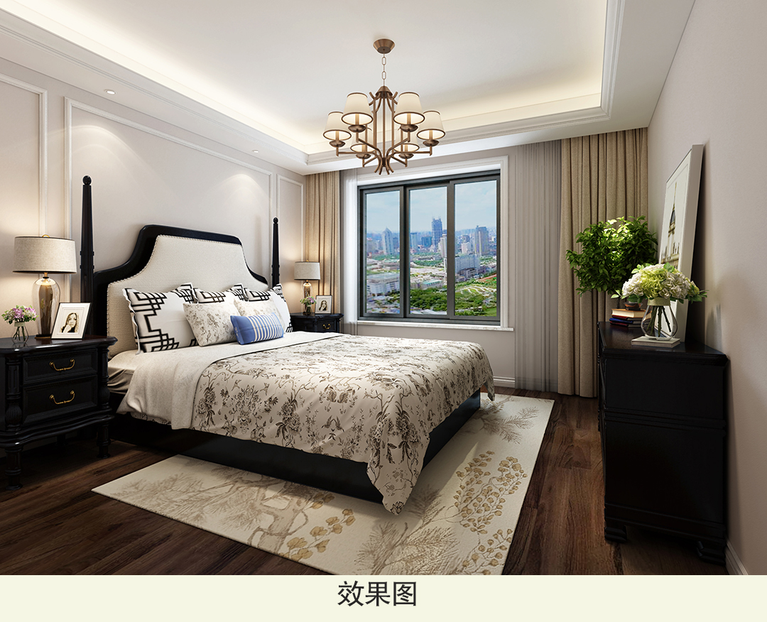 016_华洲城天峰_简美风格_业之峰18682982726_西安装修_两室一厅_品牌装修公司.jpg